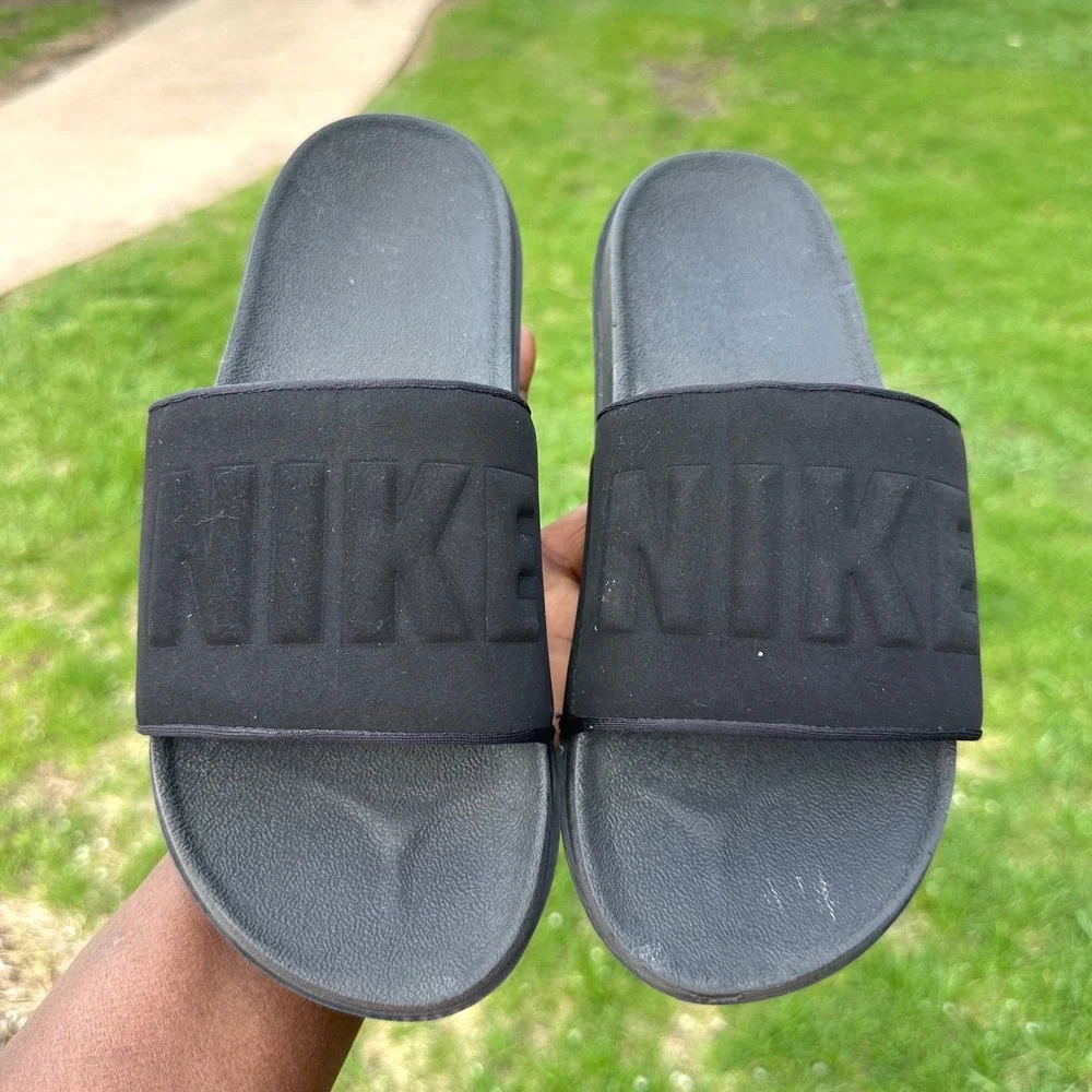 Nike Offcourt Men's Slides Size 8 Black Sandals